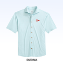 JOHNNIE-O BRECK SOLID KNIT SHORT SLEEVE BUTTON DOWN