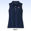 PETER MILLAR LADIES SPORT MESH SLEEVELESS BUTTON POLO
