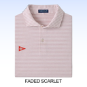 PETER MILLAR ALBATROSS STRIPE COTTON-BLEND PIQUÉ POLO
