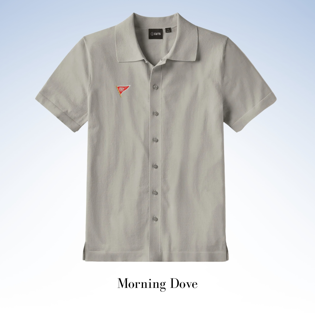 CUTS CLOTHING RIVIERA KNIT BUTTON UP