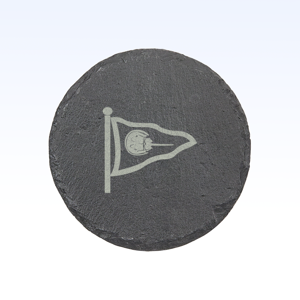SET OF 4 SLATE COASTERS - 4"